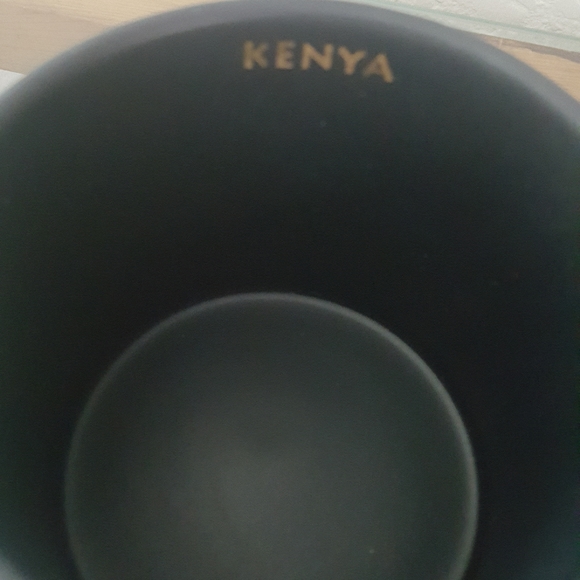 Starbucks 2016 matte black and gold ceramic Kenya elephant cup mug 14oz - Picture 3 of 8